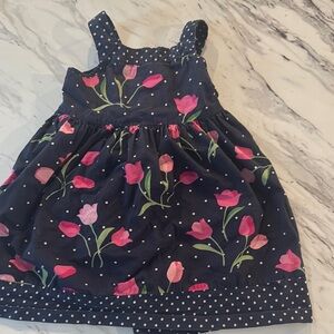 Floral Navy Kids Dress